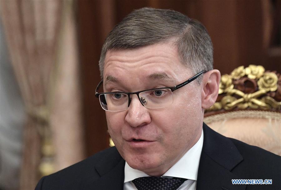 FILE-RUSSIA-MOSCOW-CONSTRUCTION MINISTER-COVID-19-POSITIVE