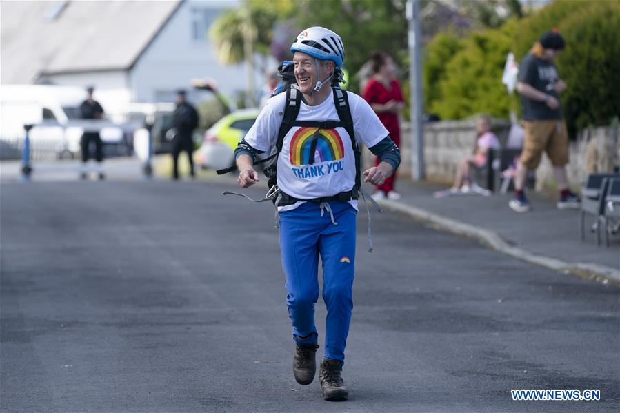 BRITAIN-PRESTATYN-COVID-19-STREET MARATHON