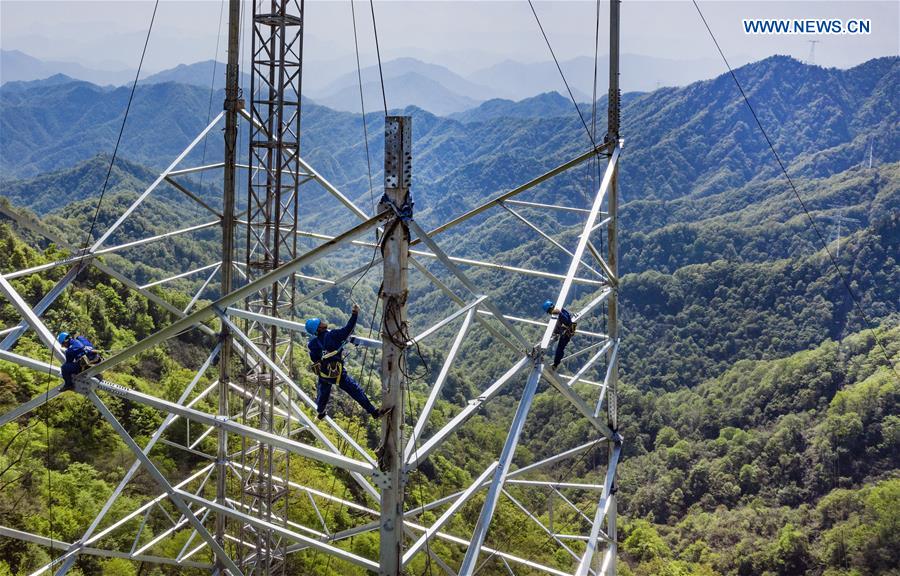CHINA-SHAANXI-TRANSMISSION LINE-CONSTRUCTION (CN)