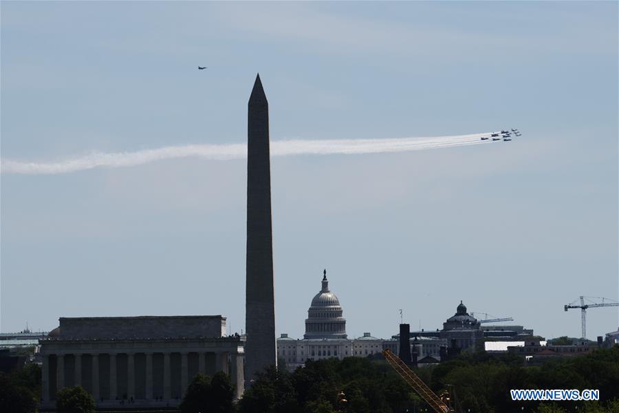 U.S.-WASHINGTON D.C.-COVID-19-FLYOVER