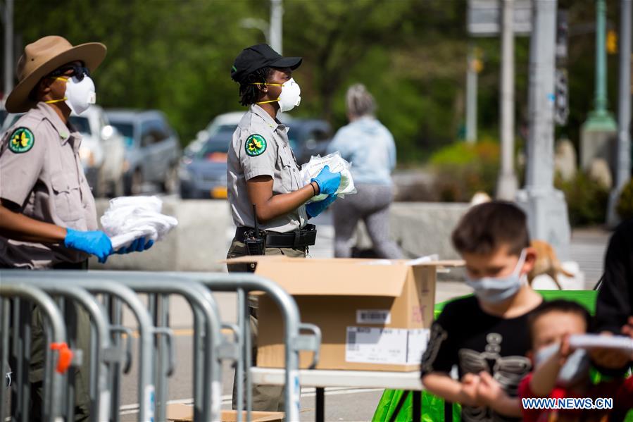 U.S.-NEW YORK-COVID-19-FREE FACE MASK DISTRIBUTION