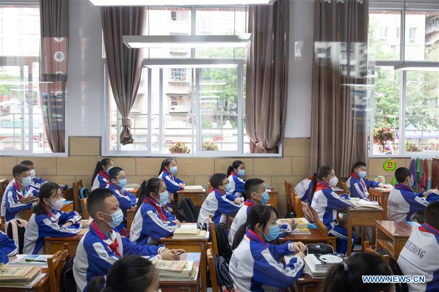CHINA-GUIYANG-COVID-19-SCHOOLS-CLASS RESUMPTION (CN)