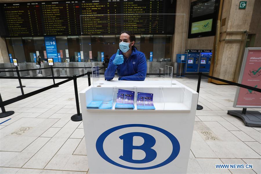BELGIUM-BRUSSELS-CORONAVIRUS-DECONFINEMENT-FIRST PHASE