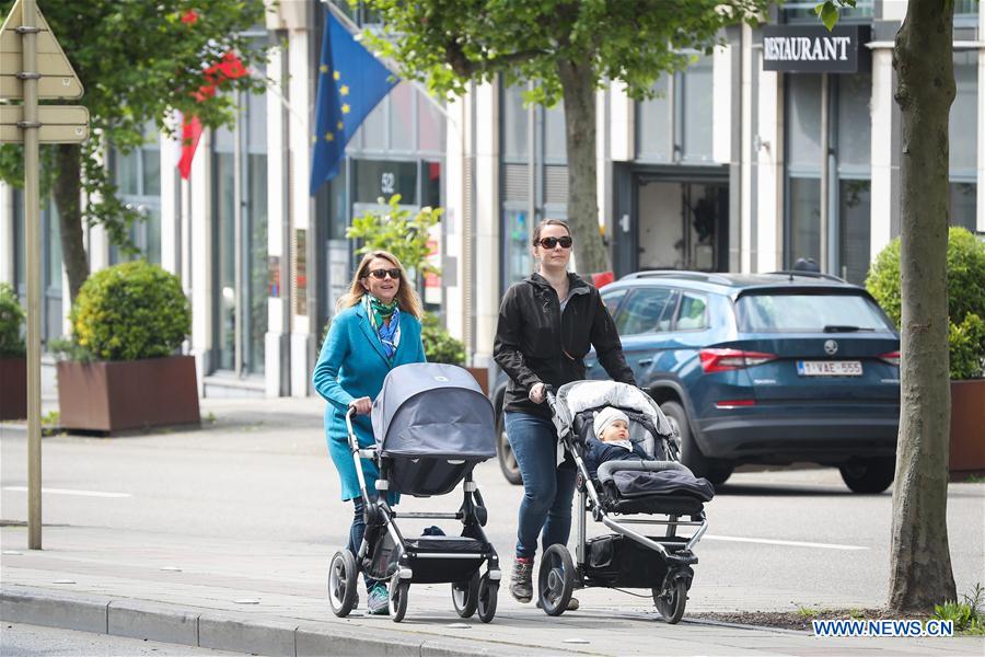 BELGIUM-BRUSSELS-CORONAVIRUS-DECONFINEMENT-FIRST PHASE