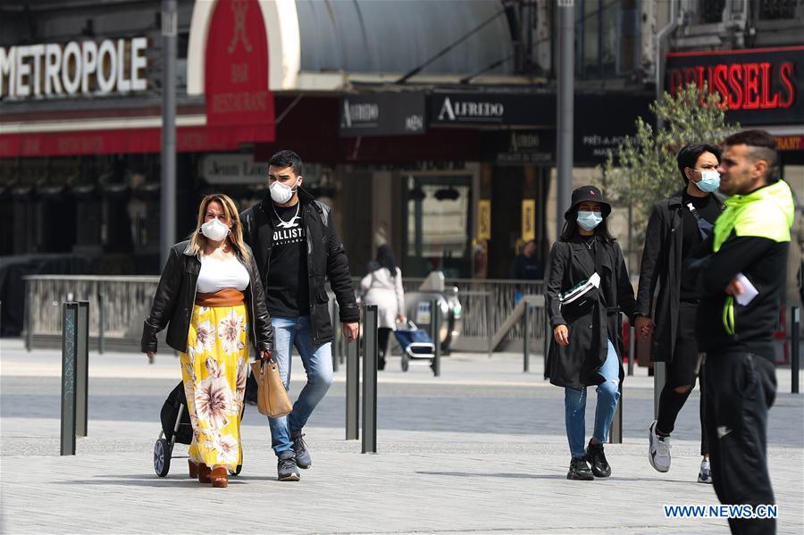 BELGIUM-BRUSSELS-CORONAVIRUS-DECONFINEMENT-FIRST PHASE
