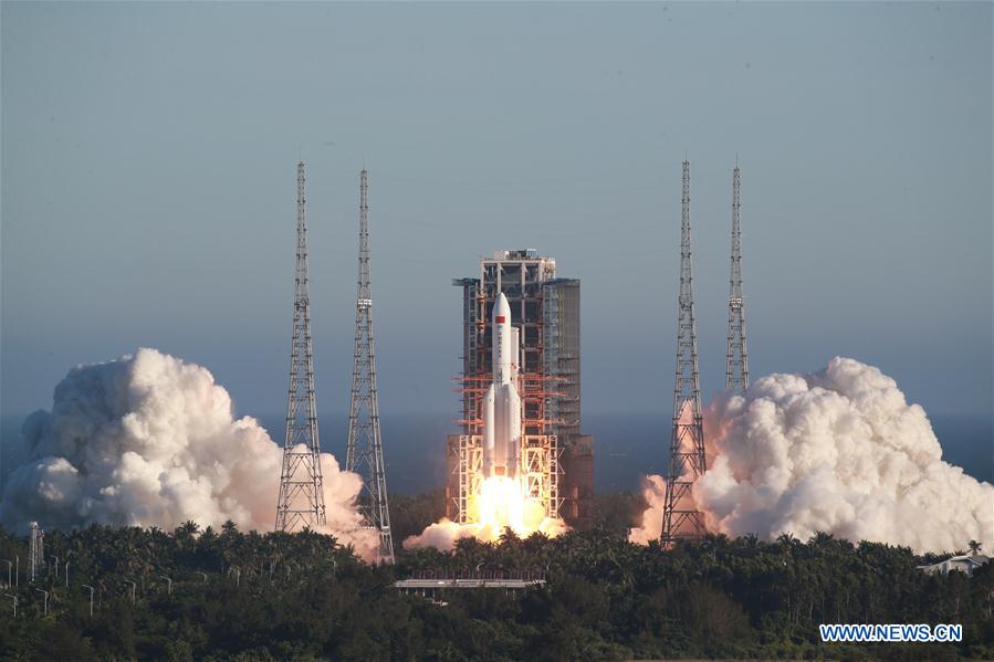 CHINA-HAINAN-LONG MARCH-5B-LAUNCH (CN)