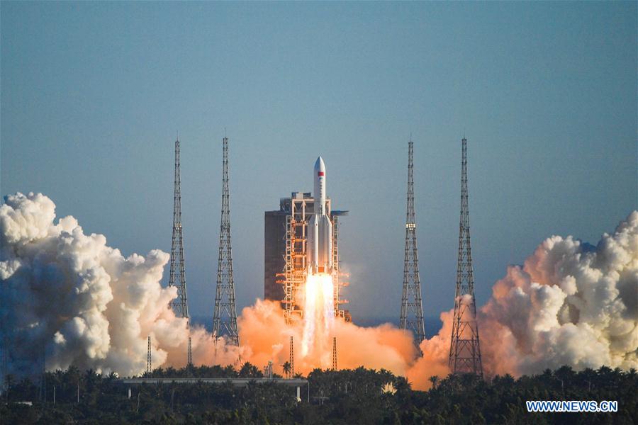 CHINA-HAINAN-LONG MARCH-5B-LAUNCH (CN)