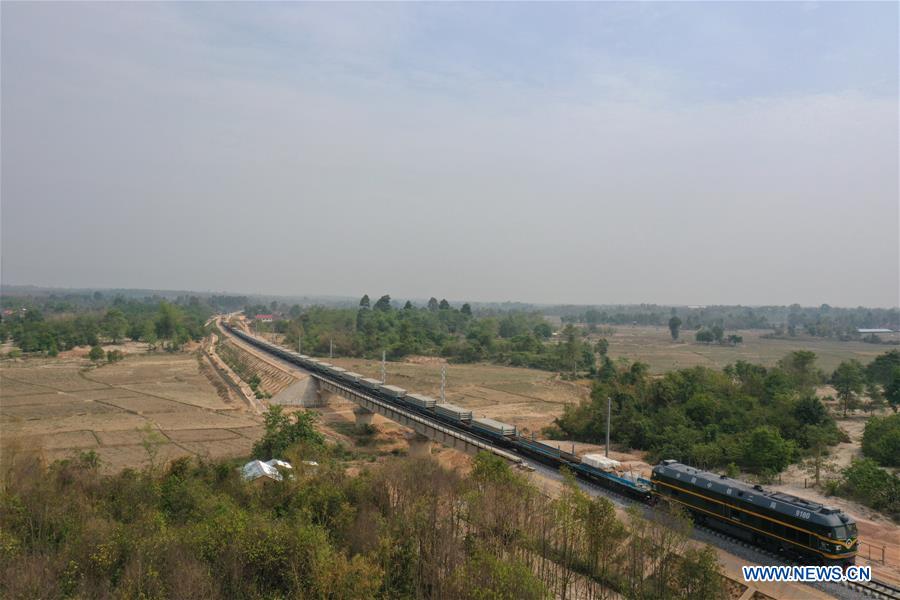 LAOS-VIENTIANE-CHINA-LAOS RAILWAY-CONSTRUCTION 
