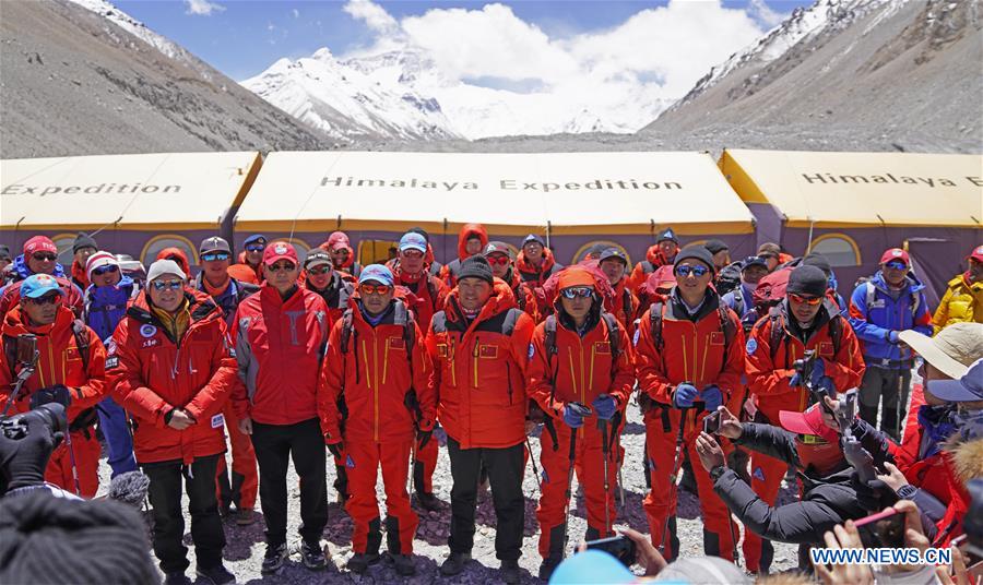 (InTibet)CHINA-TIBET-MOUNT QOMOLANGMA-HEIGHT REMEASUREMENT-START (CN)