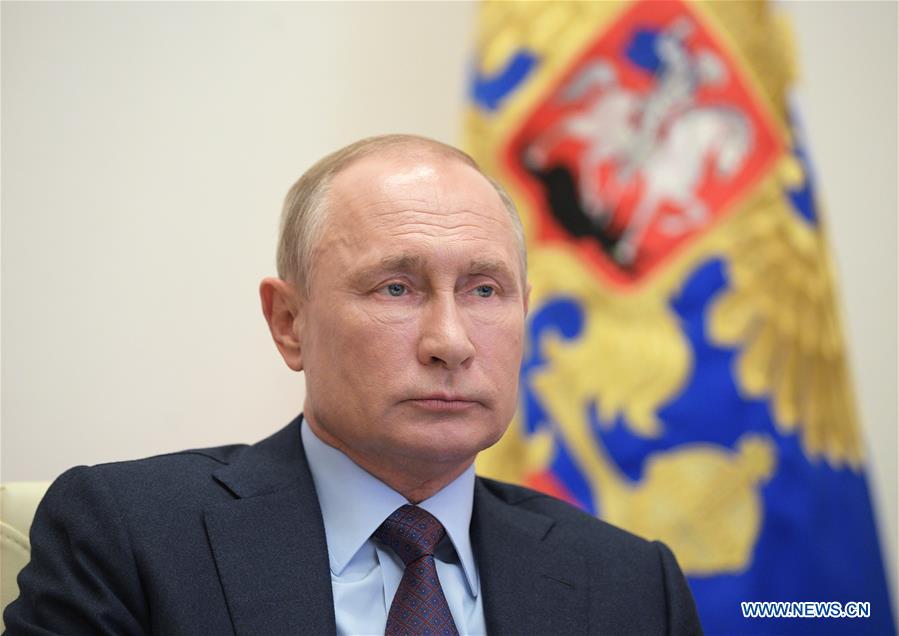 RUSSIA-MOSCOW-PUTIN-COVID-19-MEETING