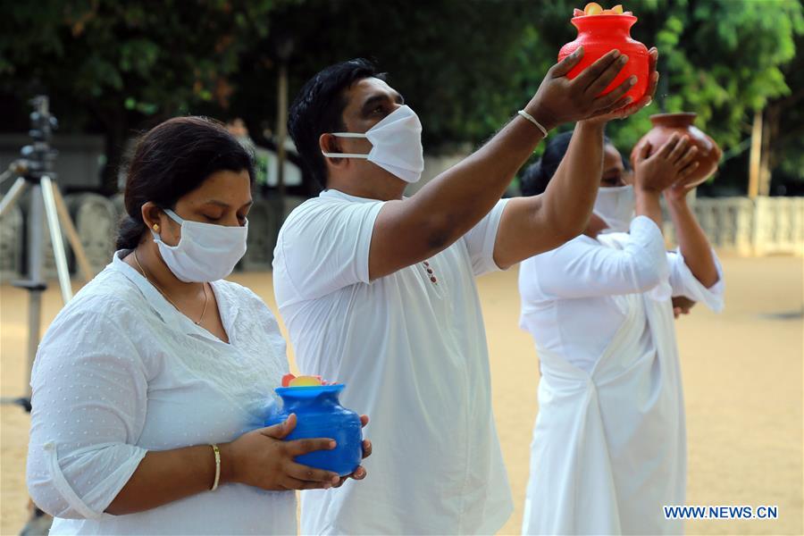 SRI LANKA-COLOMBO-VESAK-CELEBRATION