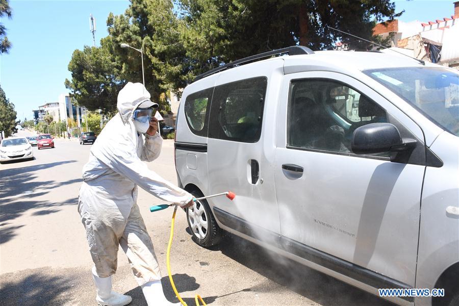 MOROCCO-RABAT-COVID-19-DISINFECTION