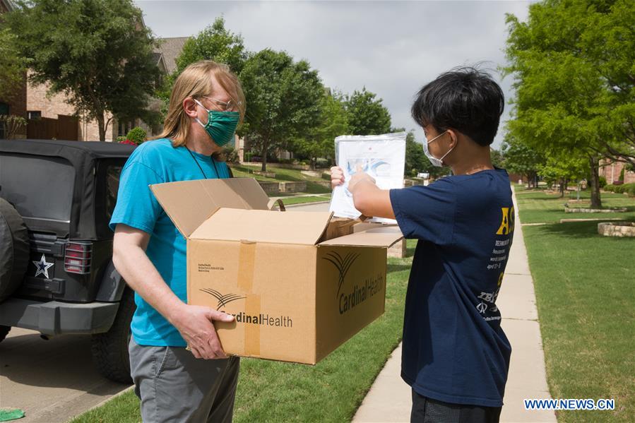 U.S.-TEXAS-PLANO-COVID-19-CHINESE AMERICAN TEENAGERS-3D-PRINTED PPE