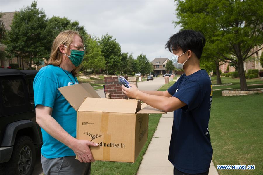  U.S.-TEXAS-PLANO-COVID-19-CHINESE AMERICAN TEENAGERS-3D-PRINTED PPE