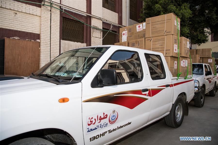 EGYPT-CAIRO-CHINA-MEDICAL AID-COVID-19