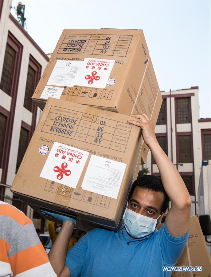 EGYPT-CAIRO-CHINA-MEDICAL AID-COVID-19