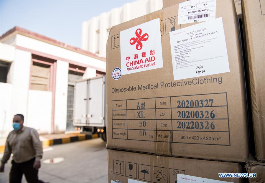 EGYPT-CAIRO-CHINA-MEDICAL AID-COVID-19