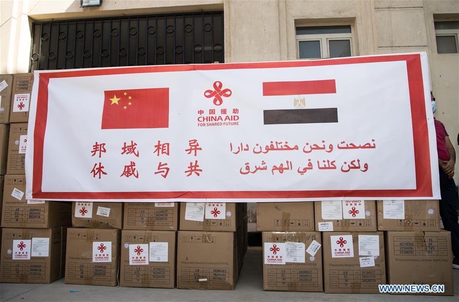 EGYPT-CAIRO-CHINA-MEDICAL AID-COVID-19