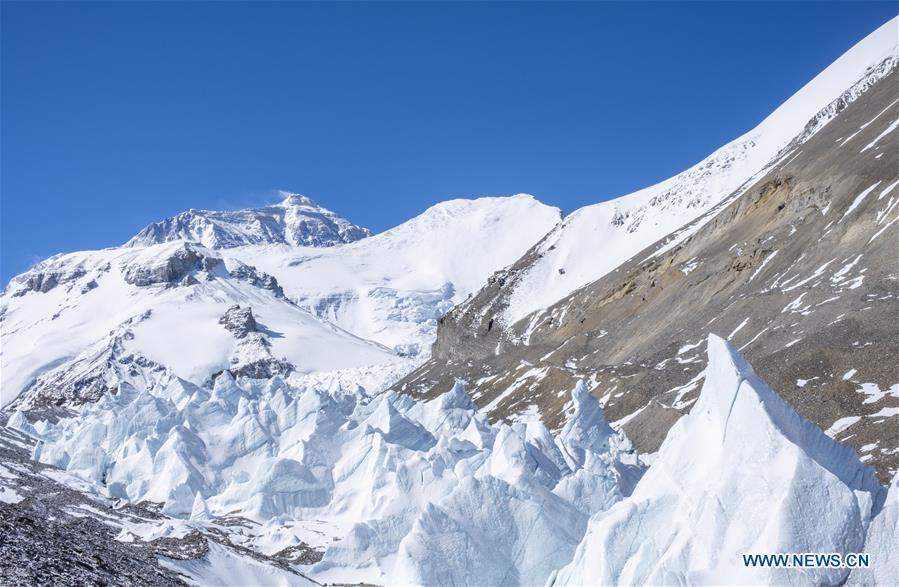 (InTibet)CHINA-TIBET-MOUNT QOMOLANGMA-GLACIER-SERACS (CN)