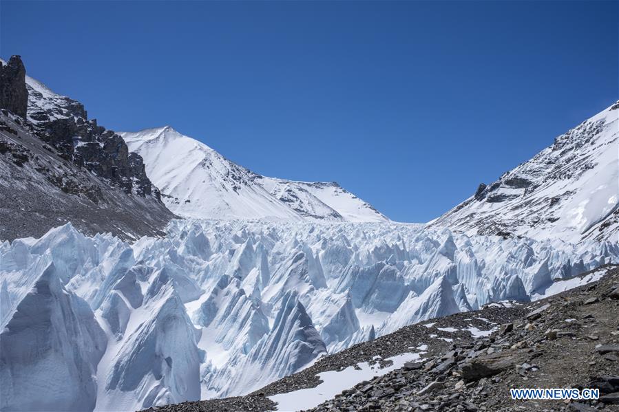 (InTibet)CHINA-TIBET-MOUNT QOMOLANGMA-GLACIER-SERACS (CN)