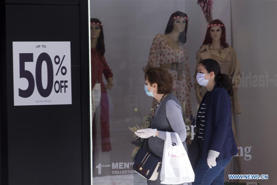 GREECE-ATHENS-ERMOU STREET-SHOPS-REOPENING