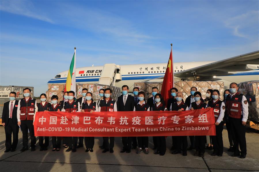 ZIMBABWE-HARARE-COVID-19-CHINESE MEDICAL TEAM-ARRIVAL