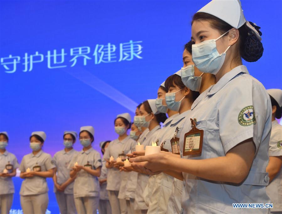 CHINA-CHENGDU-NEW RECRUITS-INTERNATIONAL NURSES DAY-CEREMONY (CN)