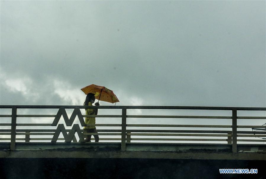 PHILIPPINES-MANILA-TYPHOON VONGFONG-RAIN