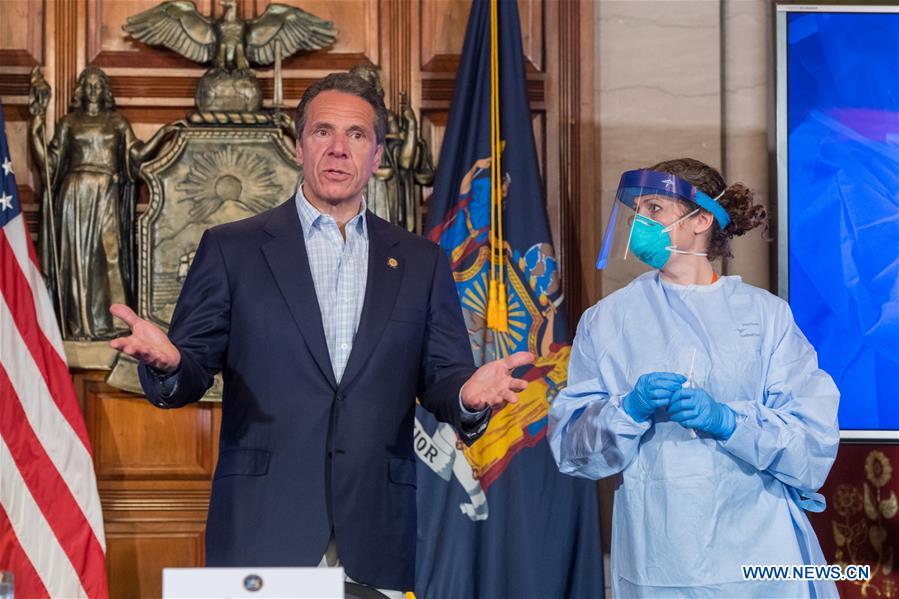 U.S.-ALBANY-NEW YORK STATE-CUOMO-COVID-19-TESTING CAPACITY-DOUBLING