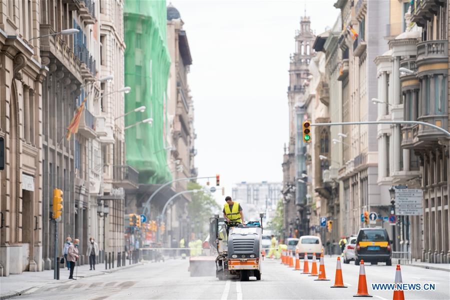 SPAIN-BARCELONA-COVID-19-ADAPTING AVENUES AND STREETS