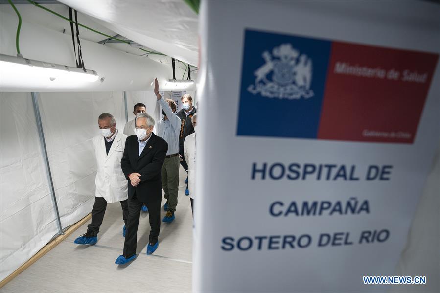 CHILE-SANTIAGO-COVID-19-FIELD HOSPITAL 