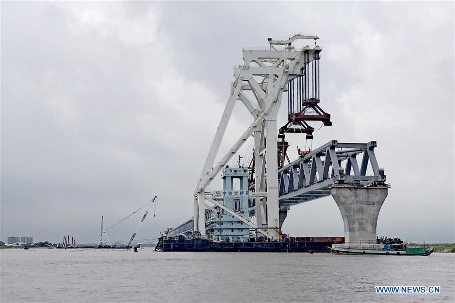 BANGLADESH-MUNSHIGANJ-CHINA-PADMA BRIDGE-CONSTRUCTION