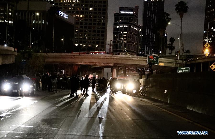 U.S.-LOS ANGELES-PROTEST