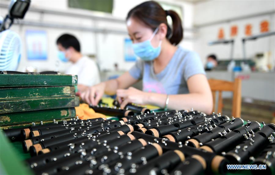 CHINA-HEBEI-MUSICAL INSTRUMENT-INDUSTRY-POVERTY RELIEF (CN)