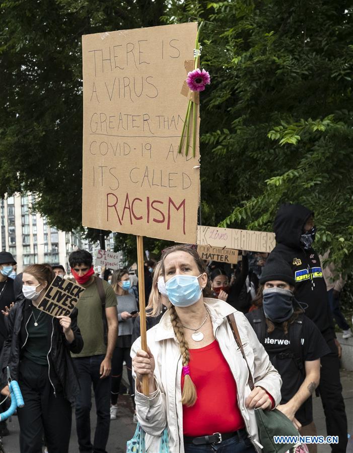 BRITAIN-LONDON-ANTI-RACISM PROTEST