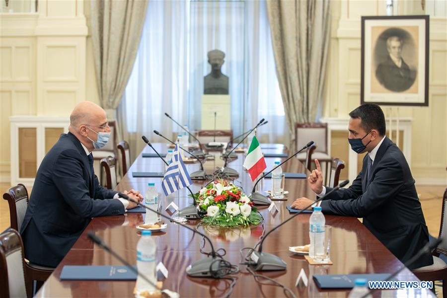 GREECE-ATHENS-ITALY-MARITIME ZONES-DELIMITATION-AGREEMENT