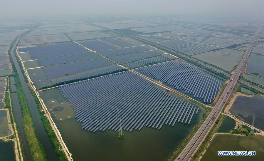 CHINA-HEBEI-TANGSHAN-PHOTOVOLTAIC PANELS-ELECTRICITY GENERATION-PISCICULTURE (CN)