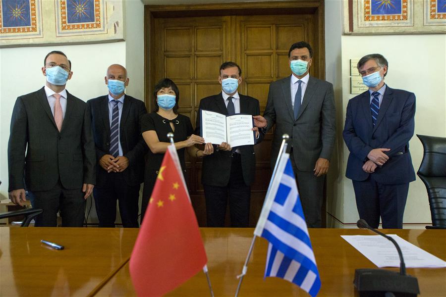 GREECE-ATHENS-CHINESE FOUNDATION-COVID-19-TESTING EQUIPMENT-DONATION