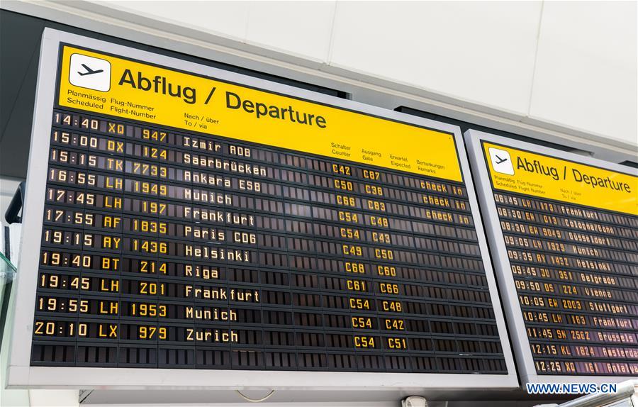 Passengers seen at Berlin Central Train Station as travel warnings lifted Xinhua English.news.cn