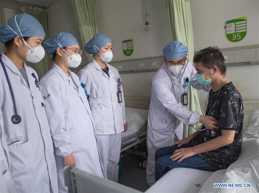 CHINA-HUBEI--WUHAN-PULMONARY HOSPITAL-LAST PATIENT-DISCHARGE (CN)