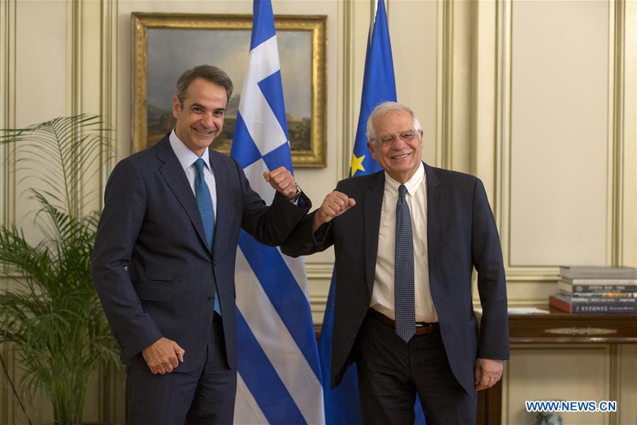 GREECE-ATHENS-PM-EU-JOSEP BORRELL-MEETING