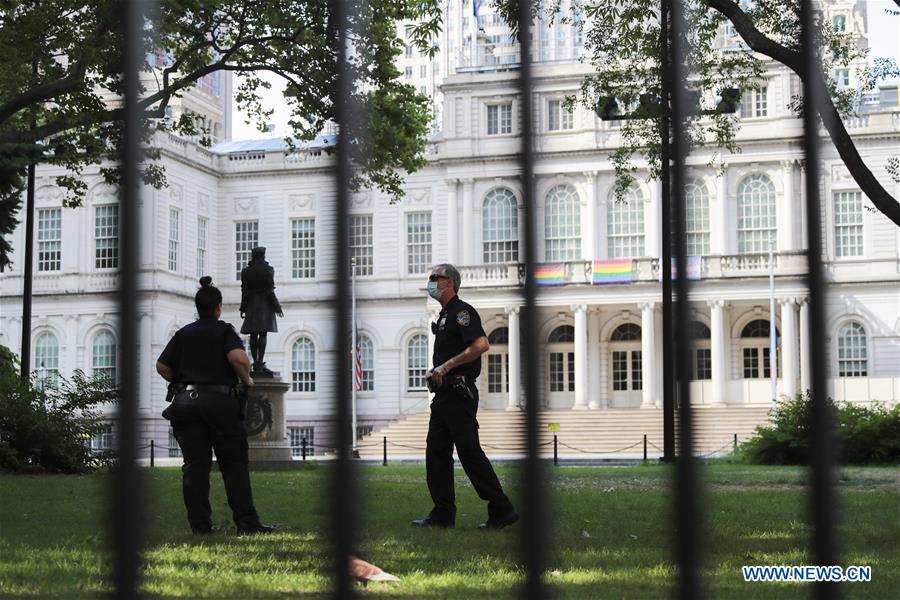 People attend "Occupy City Hall" protest in New York Xinhua English