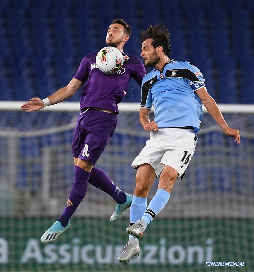 Serie A football match: Lazio vs. Fiorentina - Xinhua | English.news.cn