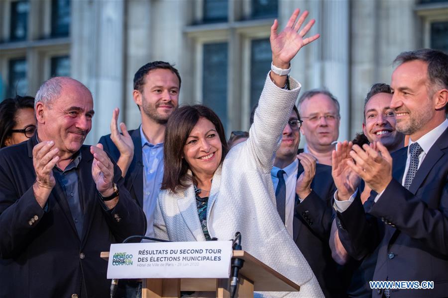 FRANCE-PARIS-MUNICIPAL ELECTIONS-PARIS MAYOR-ANNE HIDALGO