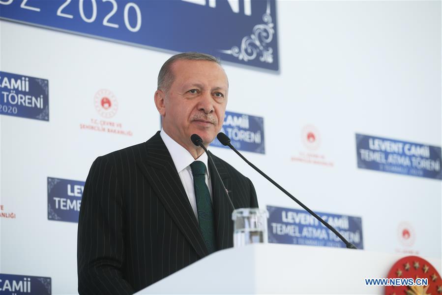 TURKEY-ISTANBUL-PRESIDENT-MOSQUE-OPENING CEREMONY