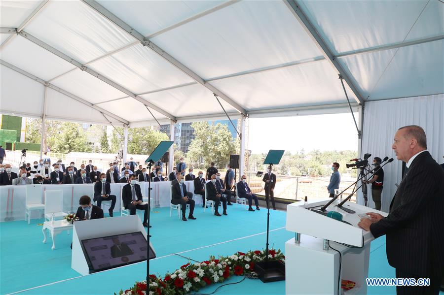 TURKEY-ISTANBUL-PRESIDENT-MOSQUE-OPENING CEREMONY