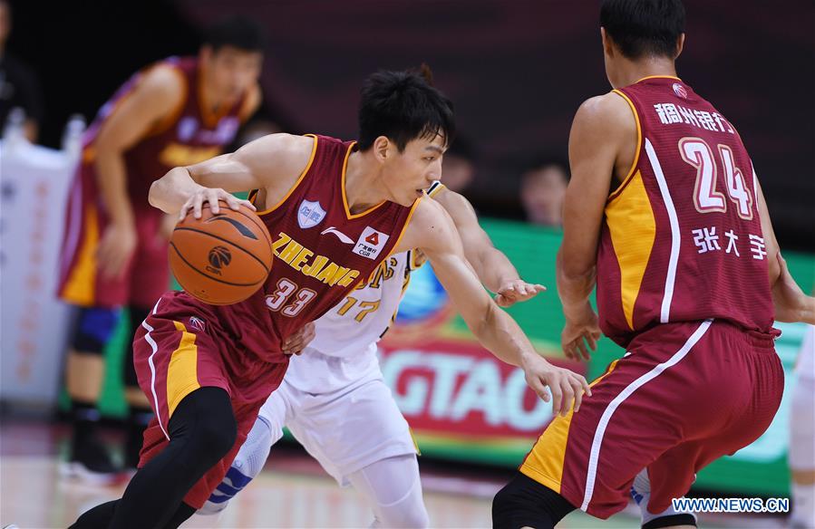 Zhejiang Golden Bulls take sixth straight win in CBA (Updated) - Xinhua