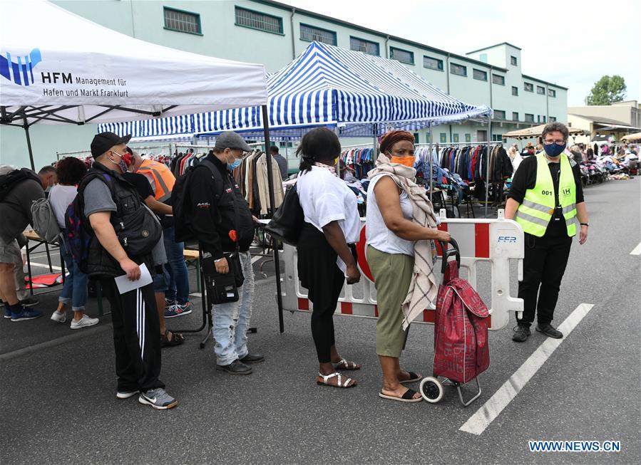 Flea Market reopens in Frankfurt, Germany Xinhua English.news.cn