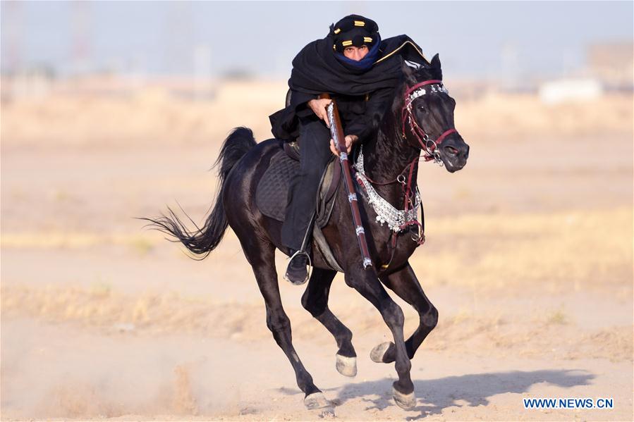Horse riding show held in Mubarak AlKabeer Governorate, Kuwait
