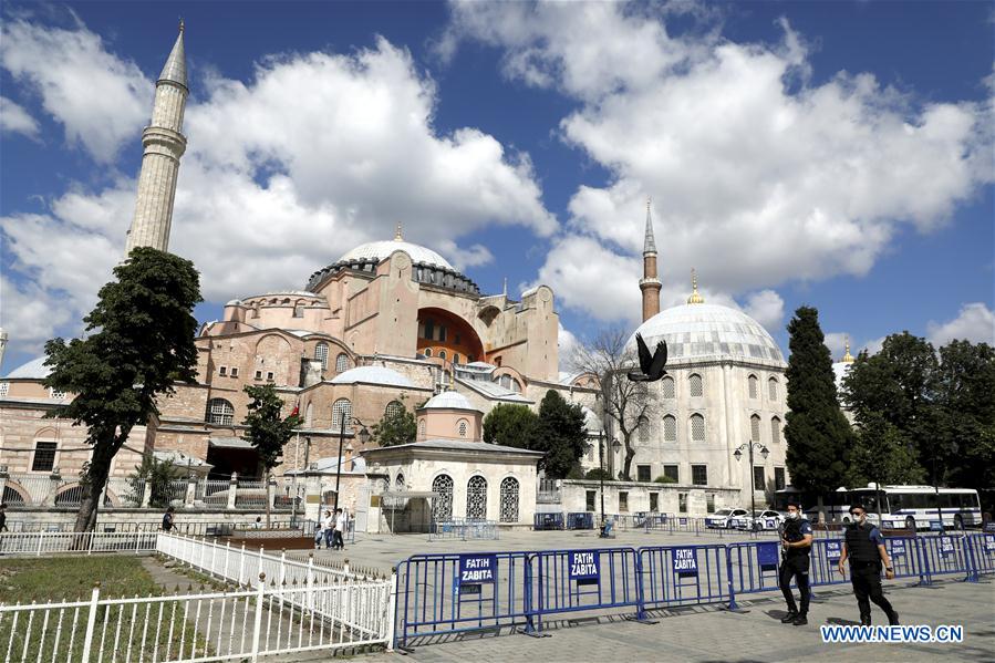 TURKEY-ISTANBUL-HAGIA SOPHIA-FIRST PRAYERS